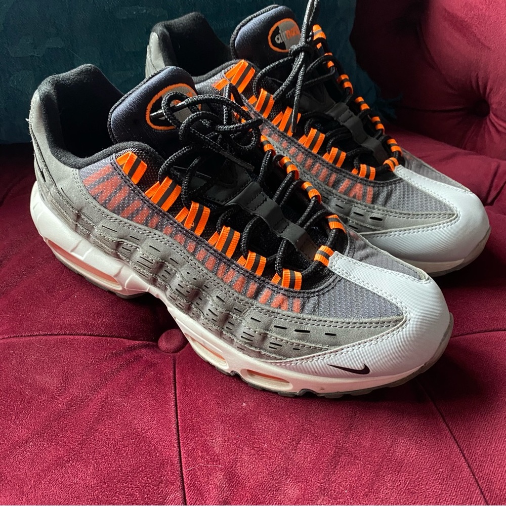 Nike - Air Max 95 Kim Jones - Black Total Orange - Men’s 9.5